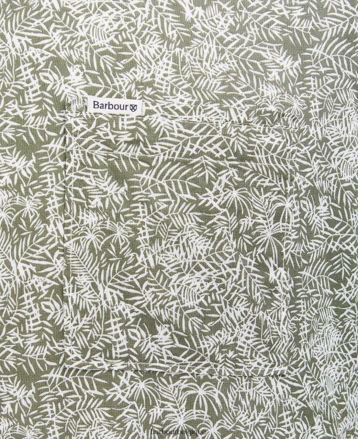 vêtements Barbour chemise d\'été à manches courtes braithwaite bleu d\'encre Hommes T2L6ZP503