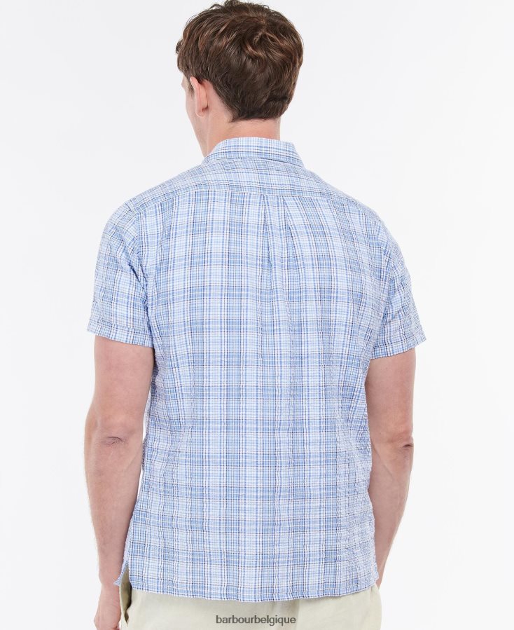 vêtements Barbour chemise d\'été à manches courtes deanhill menthe poussiéreuse Hommes T2L6ZP400