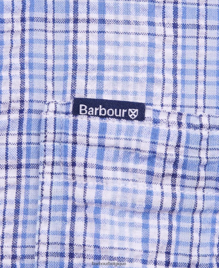 vêtements Barbour chemise d\'été à manches courtes deanhill menthe poussiéreuse Hommes T2L6ZP400