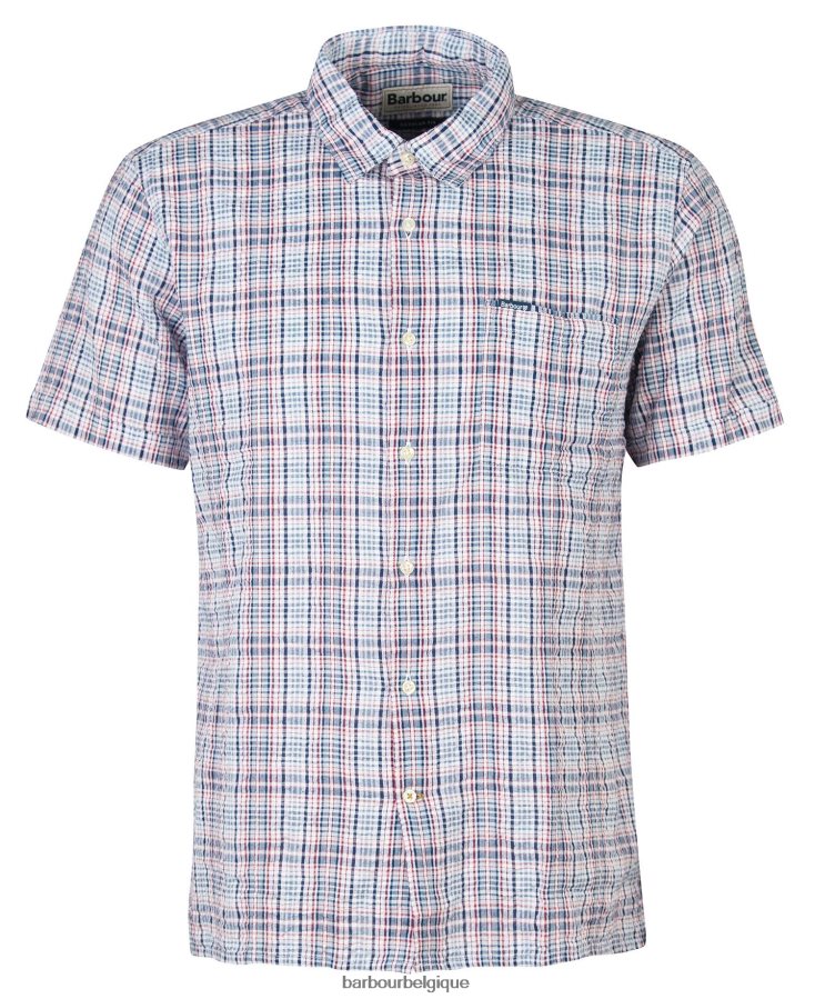 vêtements Barbour chemise d\'été à manches courtes deanhill rose classique Hommes T2L6ZP515