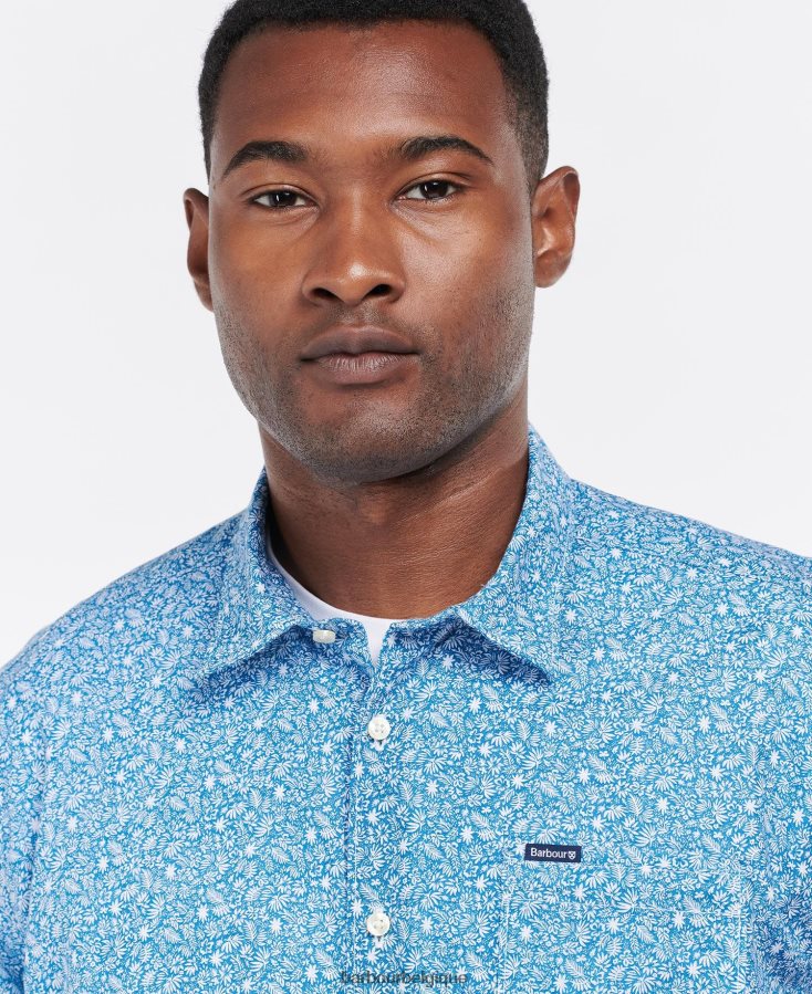 vêtements Barbour chemise d\'été à manches courtes melbury olive Hommes T2L6ZP326