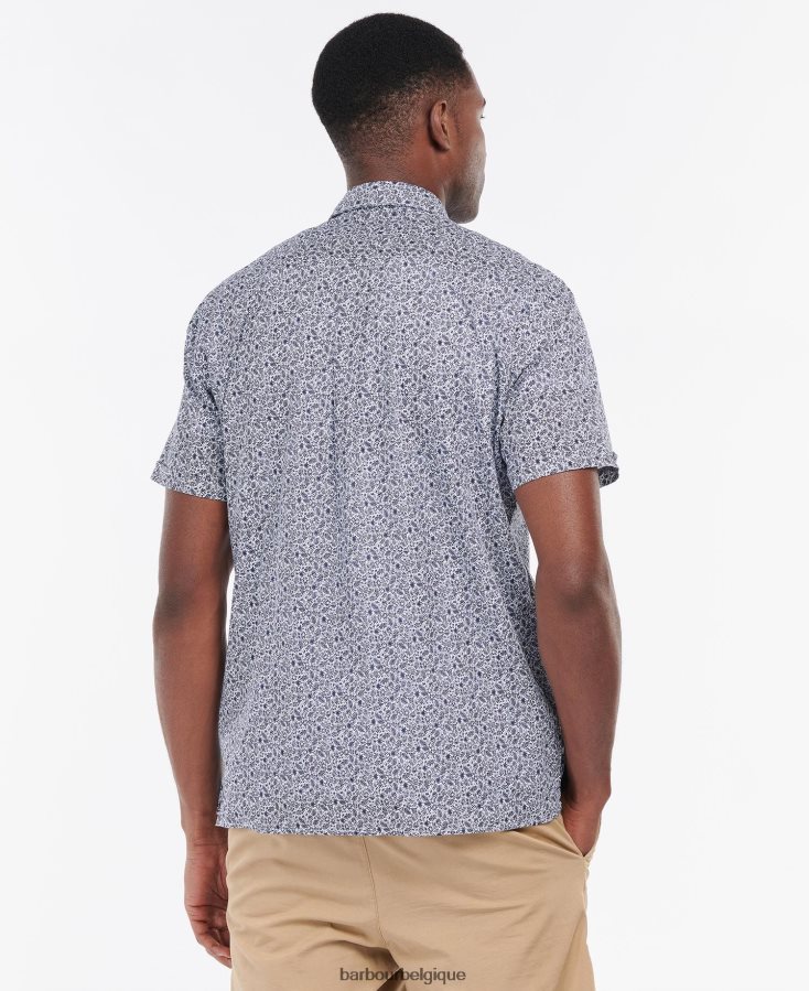 vêtements Barbour chemise d\'été à manches courtes melbury olive Hommes T2L6ZP338