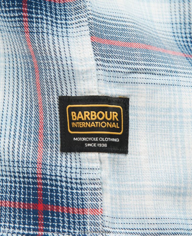 vêtements Barbour chemise de démarrage ciel pâle Hommes T2L6ZP509