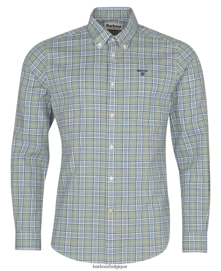 vêtements Barbour chemise de déversement olive Hommes T2L6ZP435