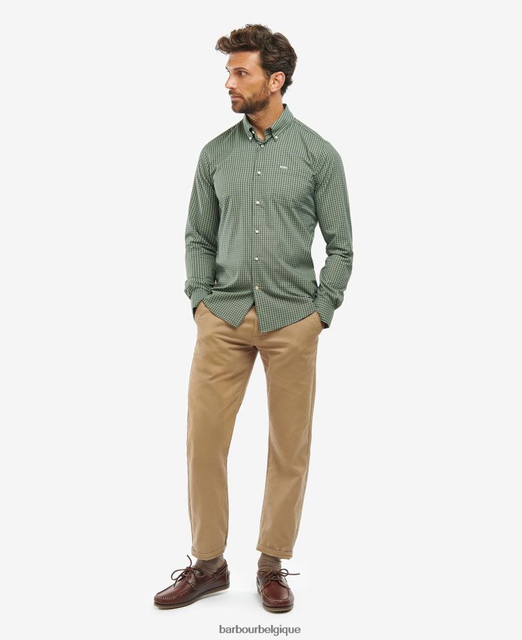 vêtements Barbour chemise de performance bosquet marine Hommes T2L6ZP284