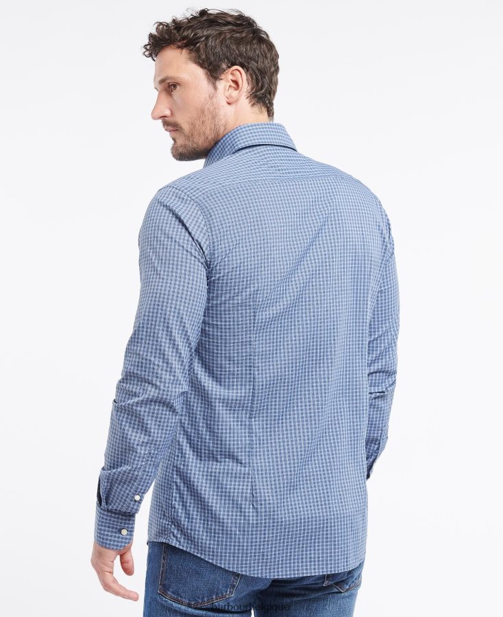 vêtements Barbour chemise de performance bosquet olive Hommes T2L6ZP367