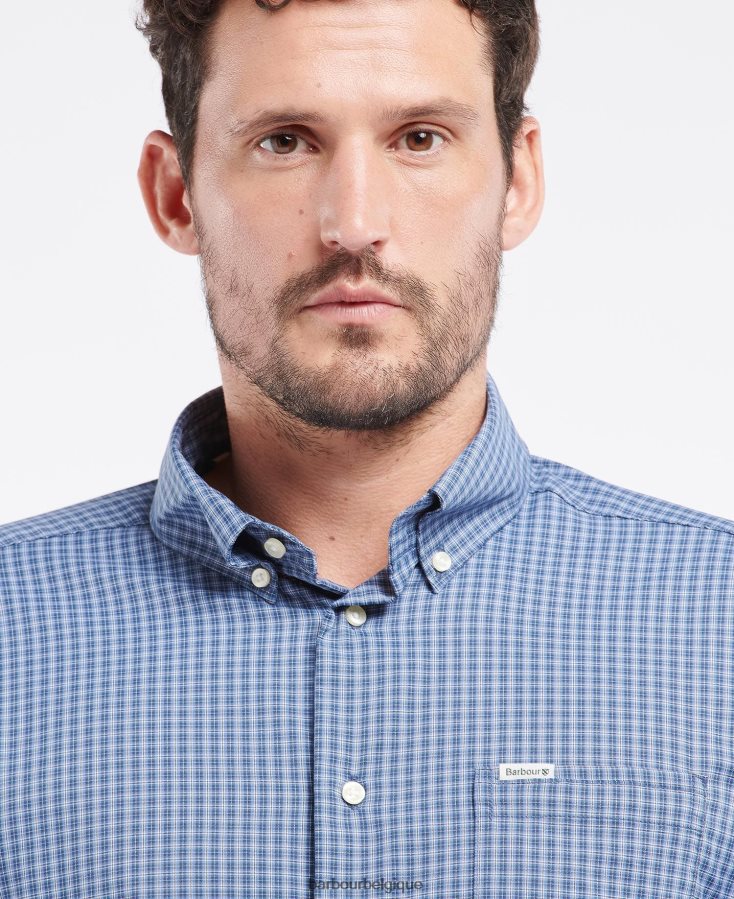 vêtements Barbour chemise de performance bosquet olive Hommes T2L6ZP367