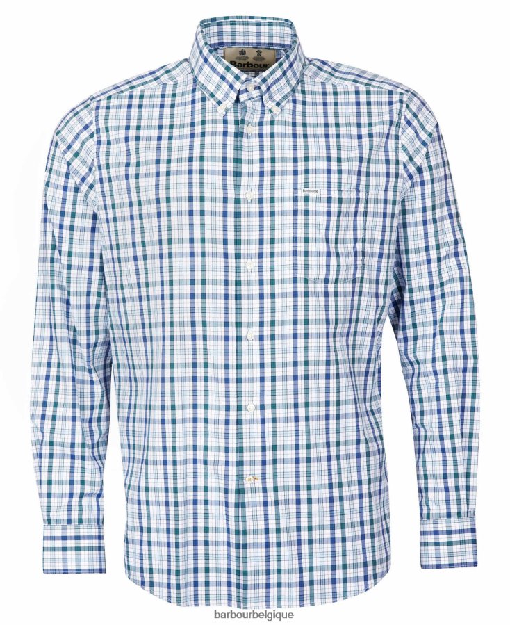 vêtements Barbour chemise de performance hallhill rouge Hommes T2L6ZP391