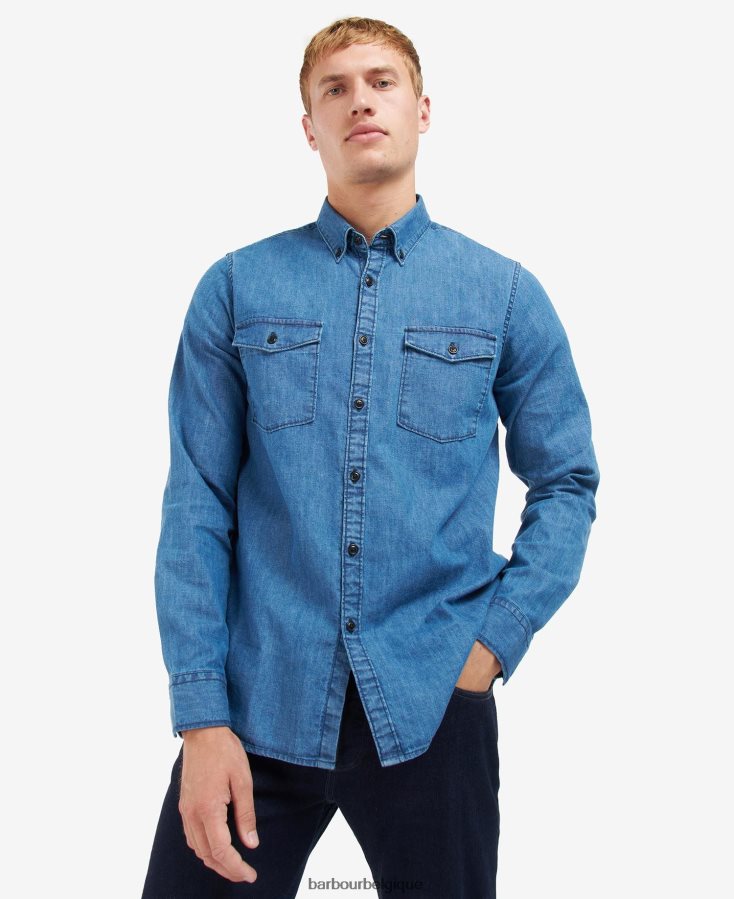 vêtements Barbour chemise en jean reynolds jean Hommes T2L6ZP518