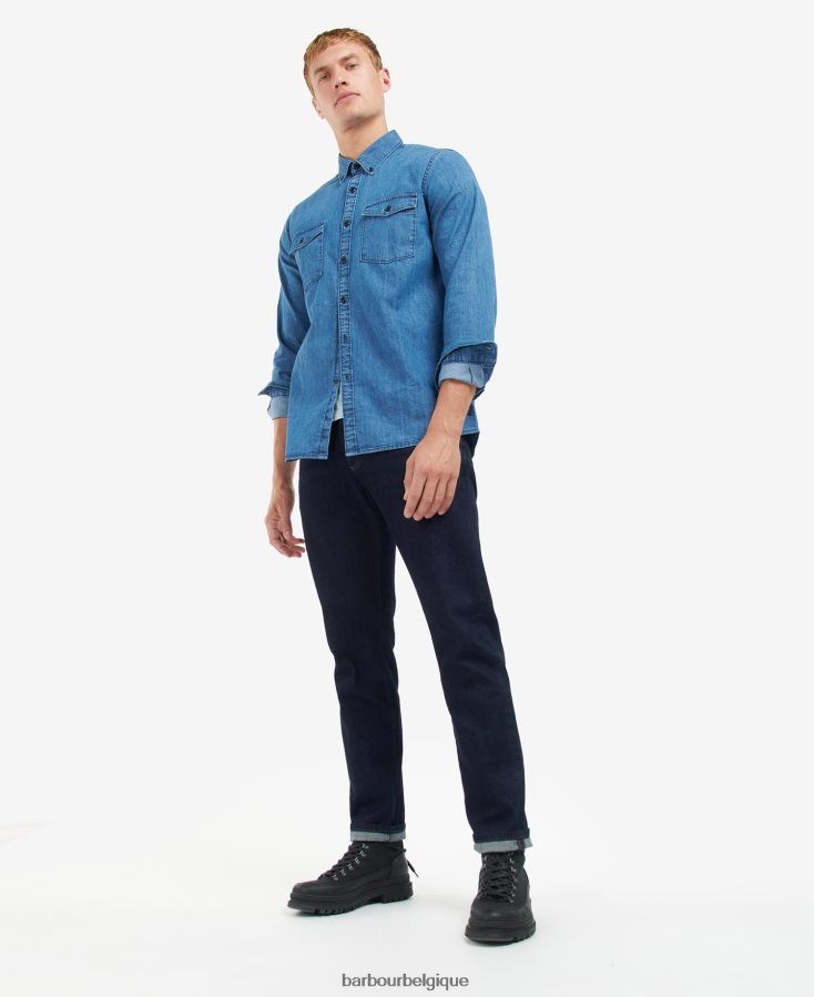 vêtements Barbour chemise en jean reynolds jean Hommes T2L6ZP518