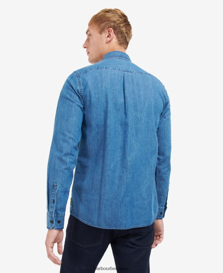 vêtements Barbour chemise en jean reynolds jean Hommes T2L6ZP518