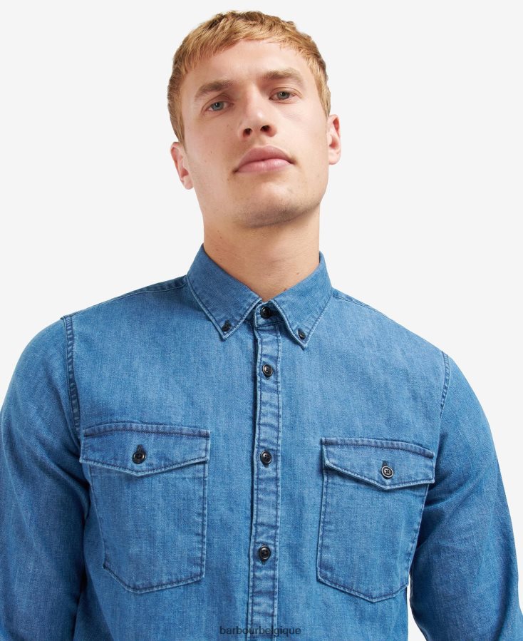 vêtements Barbour chemise en jean reynolds jean Hommes T2L6ZP518
