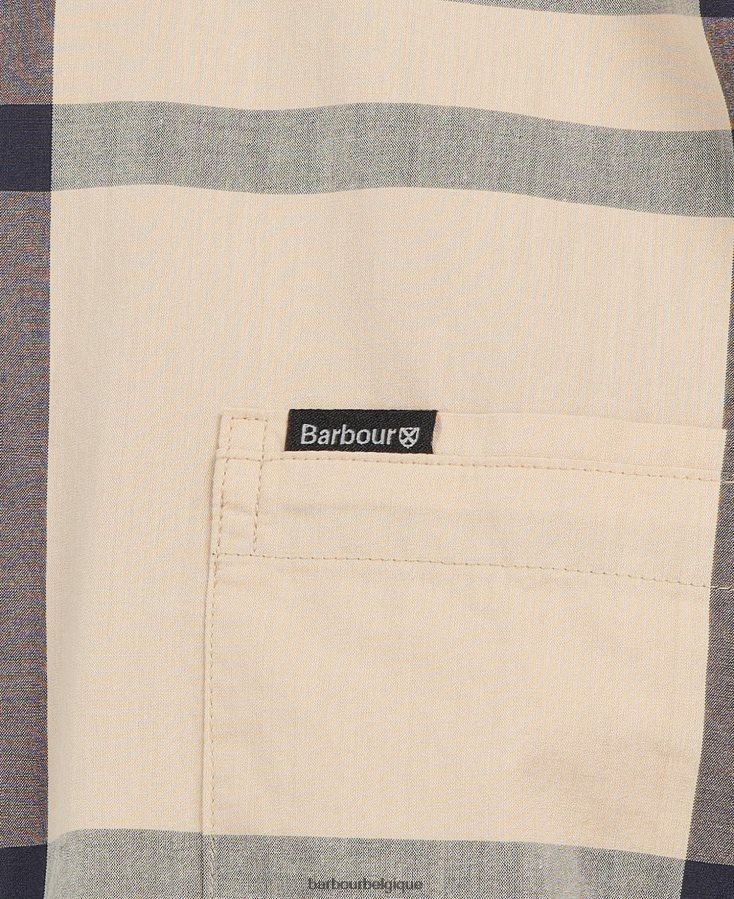 vêtements Barbour chemise harris sur mesure marine d\'été Hommes T2L6ZP306