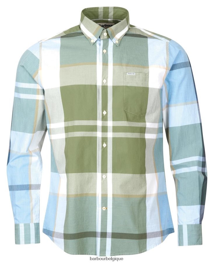 vêtements Barbour chemise harris sur mesure marine d\'été Hommes T2L6ZP335