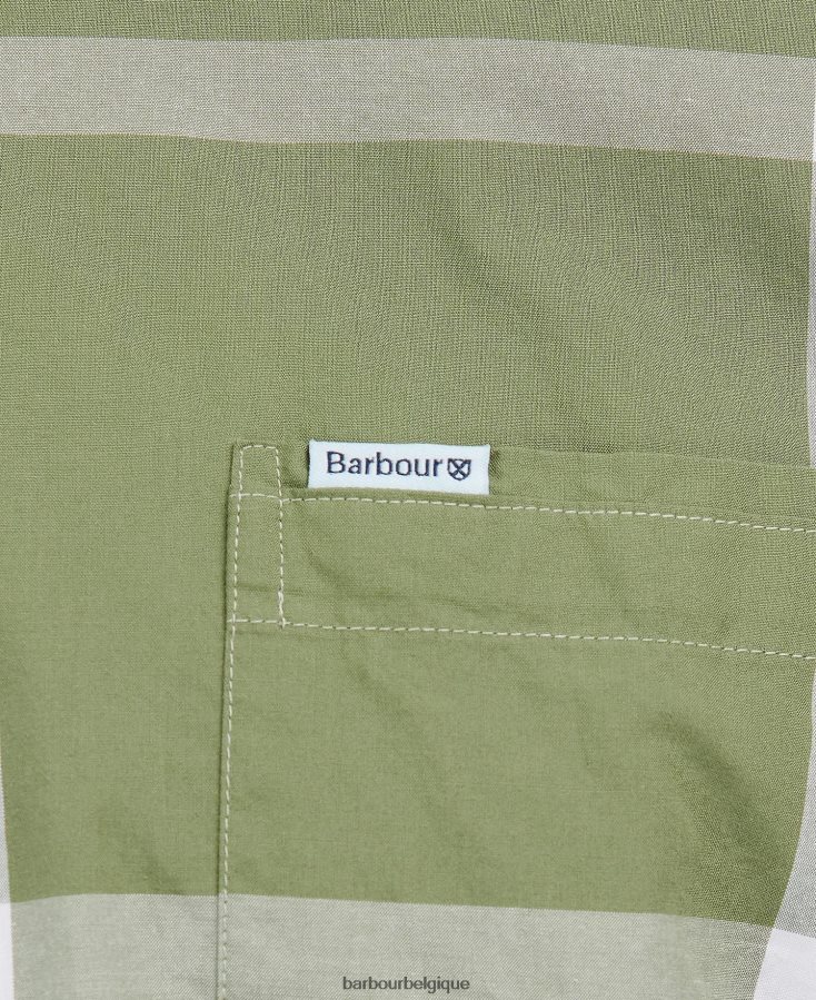 vêtements Barbour chemise harris sur mesure marine d\'été Hommes T2L6ZP335