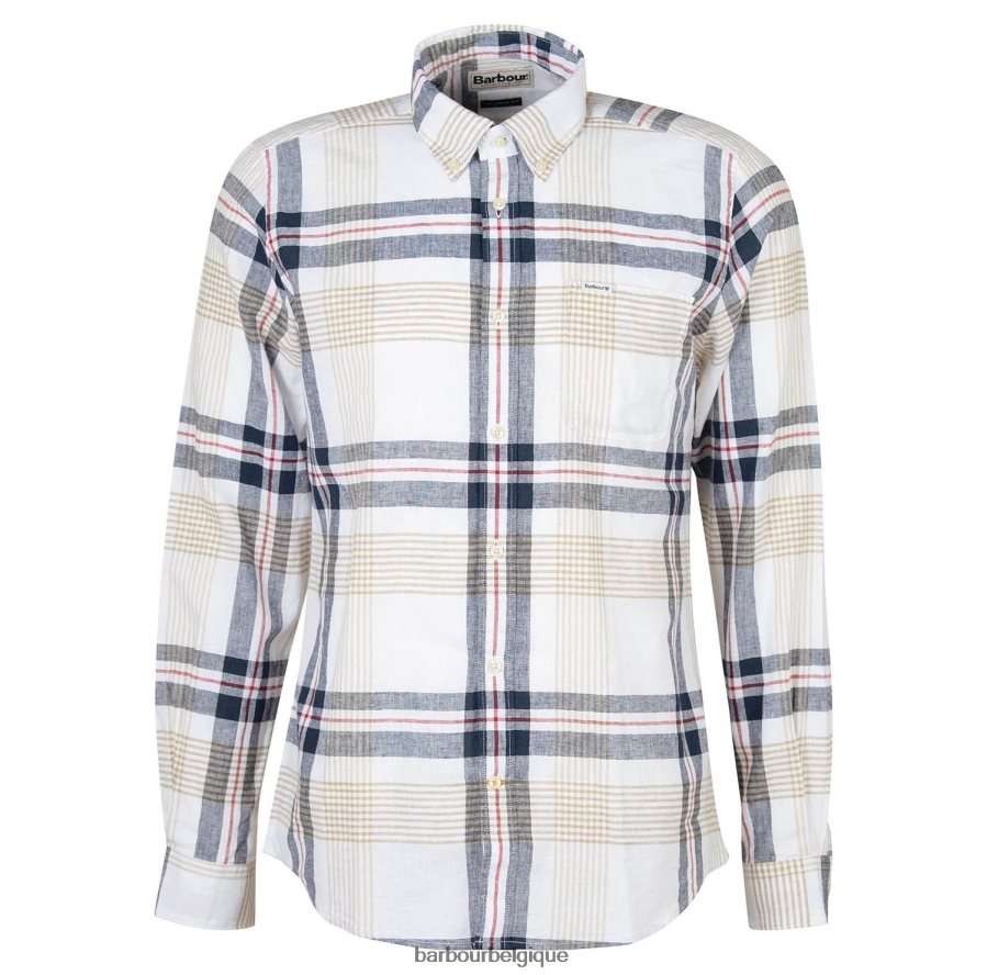 vêtements Barbour chemise hudson regular marine classique Hommes T2L6ZP373