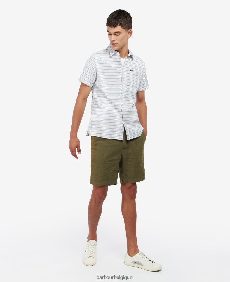 vêtements Barbour chemise newquay regular marine classique Hommes T2L6ZP520