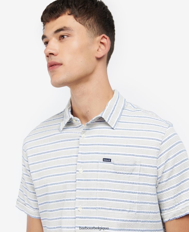 vêtements Barbour chemise newquay regular marine classique Hommes T2L6ZP520