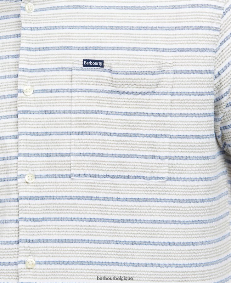 vêtements Barbour chemise newquay regular marine classique Hommes T2L6ZP520