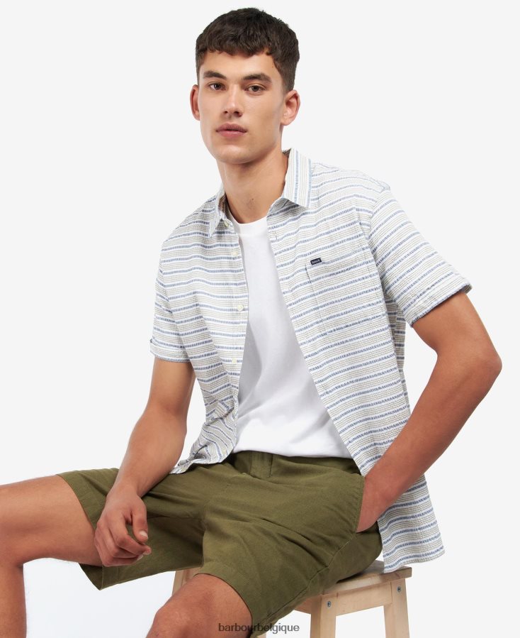 vêtements Barbour chemise newquay regular marine classique Hommes T2L6ZP520