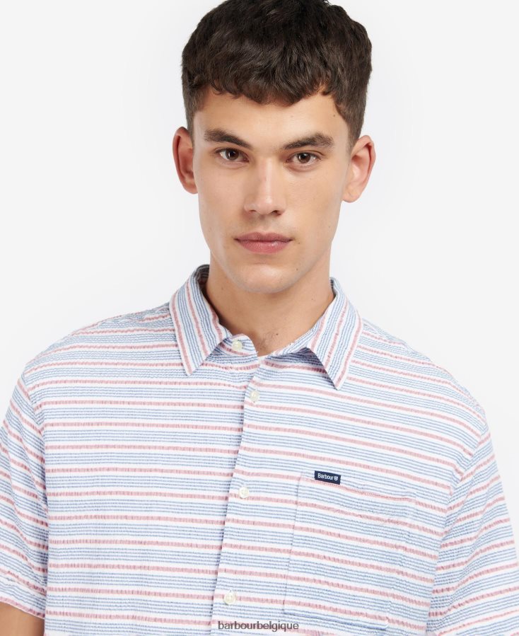 vêtements Barbour chemise newquay regular marine classique Hommes T2L6ZP530