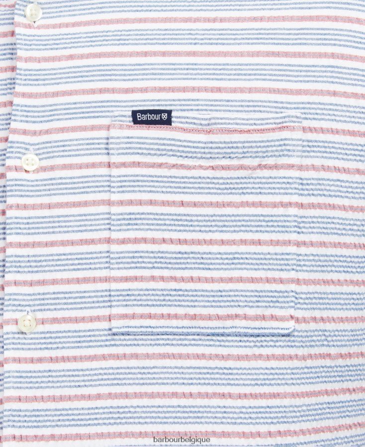 vêtements Barbour chemise newquay regular marine classique Hommes T2L6ZP530