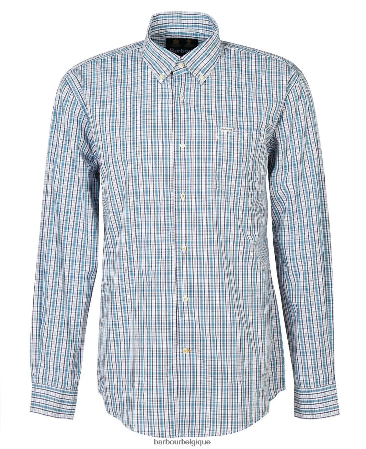 vêtements Barbour chemise otterburn regular à carreaux bleu moyen Hommes T2L6ZP414