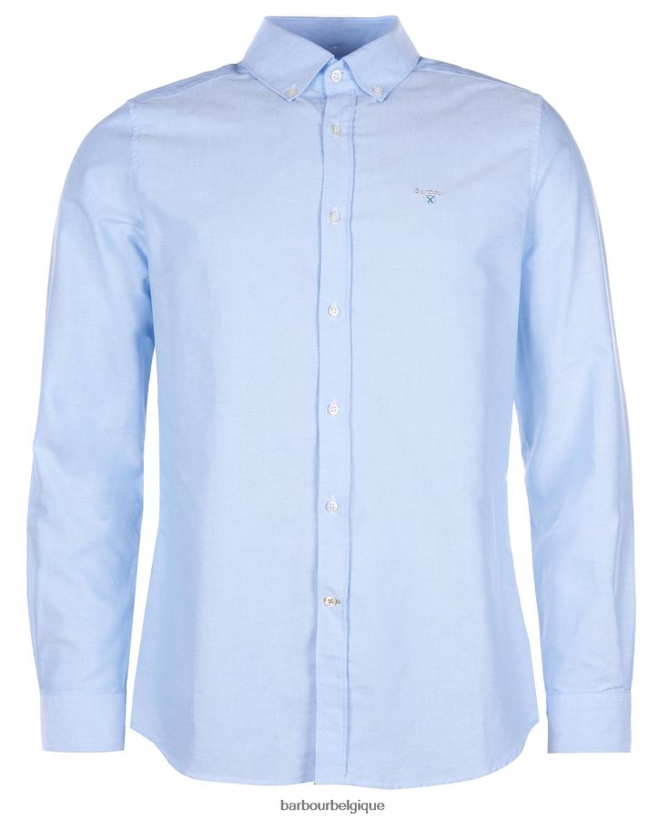vêtements Barbour chemise oxford 3 ajustée vert Hommes T2L6ZP364