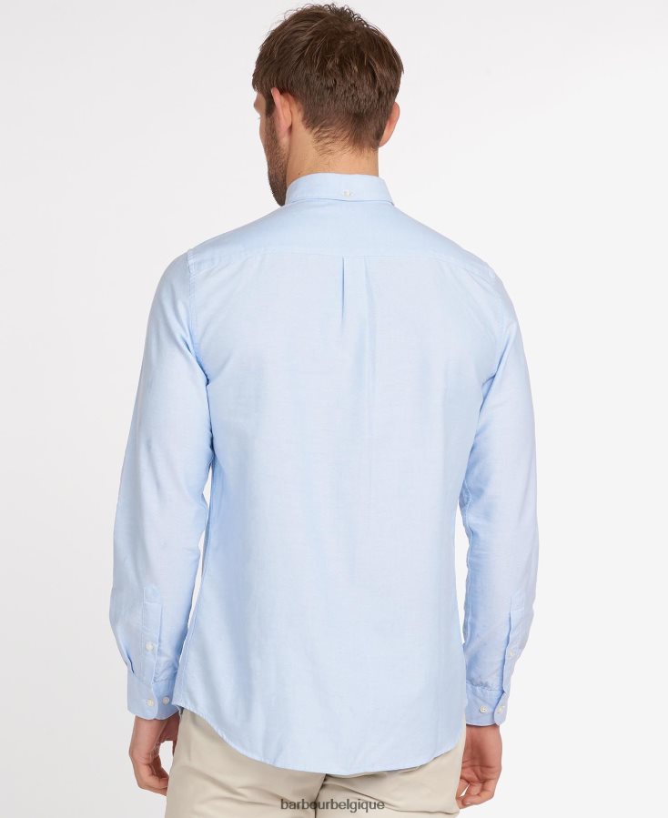 vêtements Barbour chemise oxford 3 ajustée vert Hommes T2L6ZP364