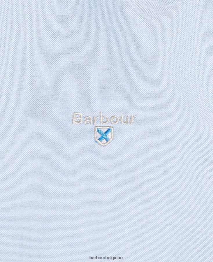 vêtements Barbour chemise oxford 3 ajustée vert Hommes T2L6ZP364