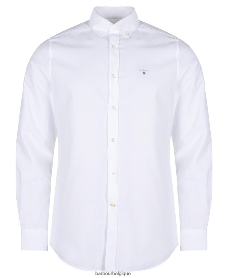 vêtements Barbour chemise oxford 3 ajustée vert Hommes T2L6ZP409