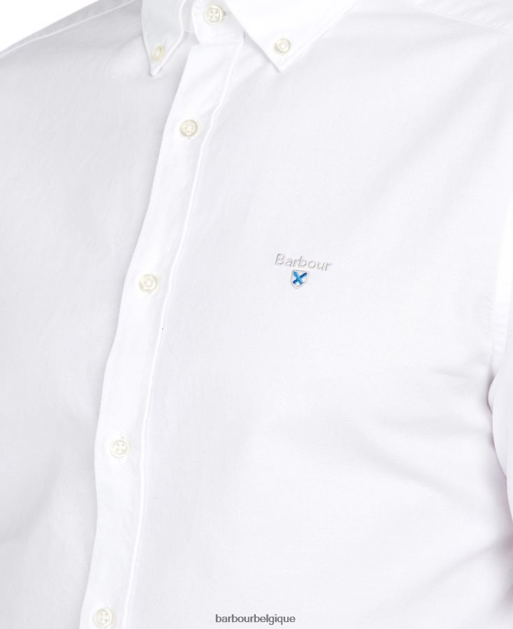 vêtements Barbour chemise oxford 3 ajustée vert Hommes T2L6ZP409