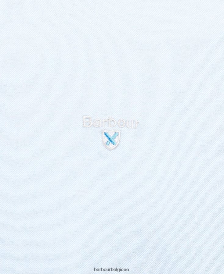 vêtements Barbour chemise oxford sur mesure rose classique Hommes T2L6ZP290