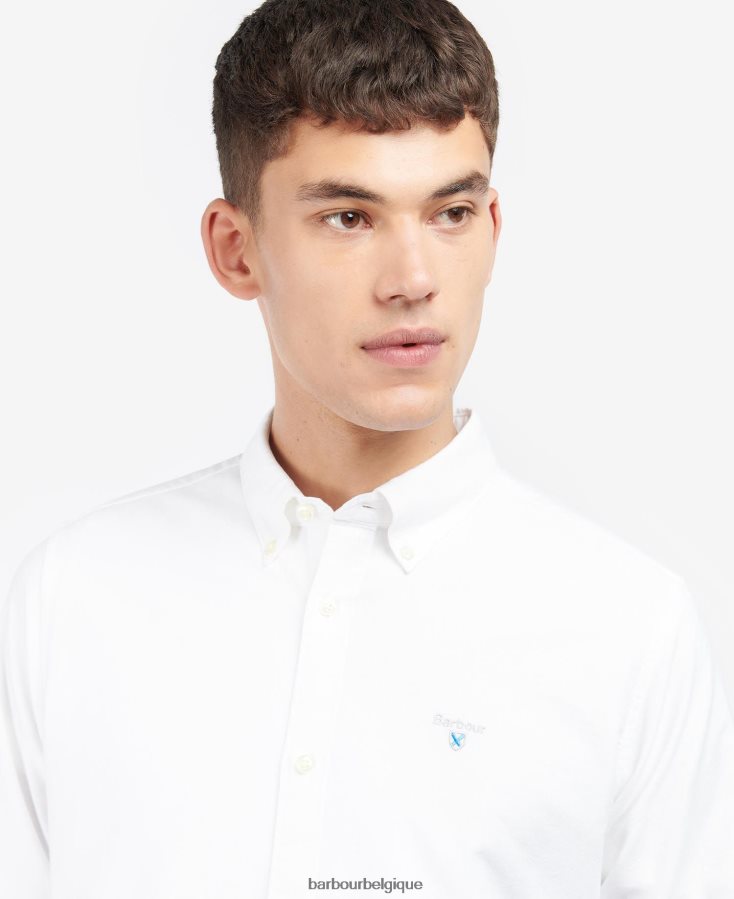 vêtements Barbour chemise oxford sur mesure rose classique Hommes T2L6ZP301