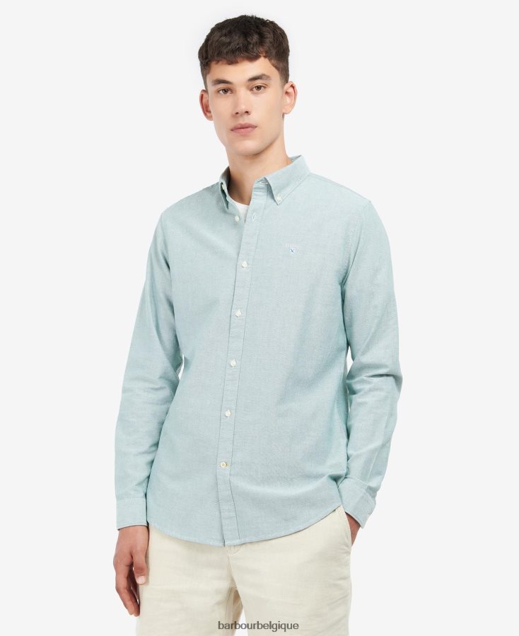 vêtements Barbour chemise oxford sur mesure rose classique Hommes T2L6ZP309