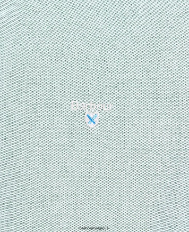 vêtements Barbour chemise oxford sur mesure rose classique Hommes T2L6ZP309