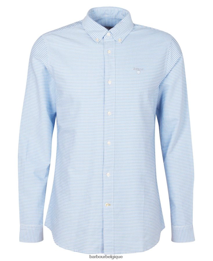 vêtements Barbour chemise oxford vichy rose classique Hommes T2L6ZP402