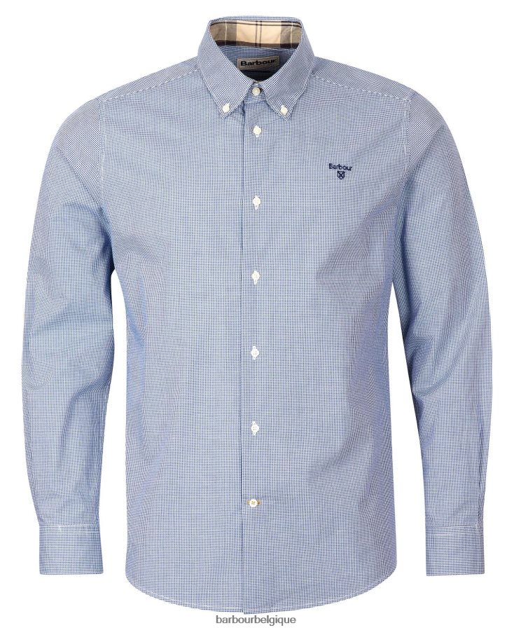 vêtements Barbour chemise sur mesure britland vert Hommes T2L6ZP320