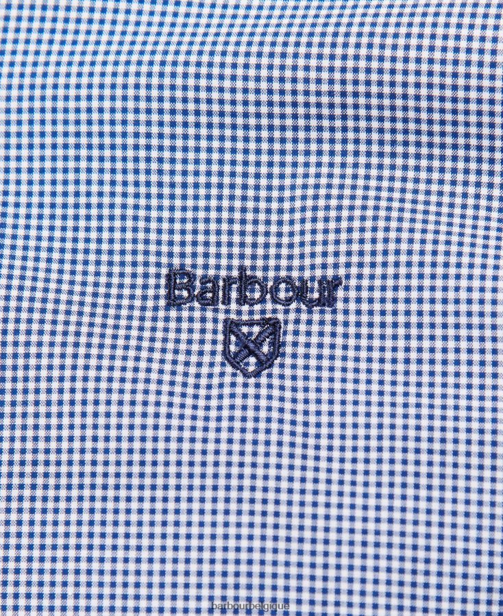 vêtements Barbour chemise sur mesure britland vert Hommes T2L6ZP320