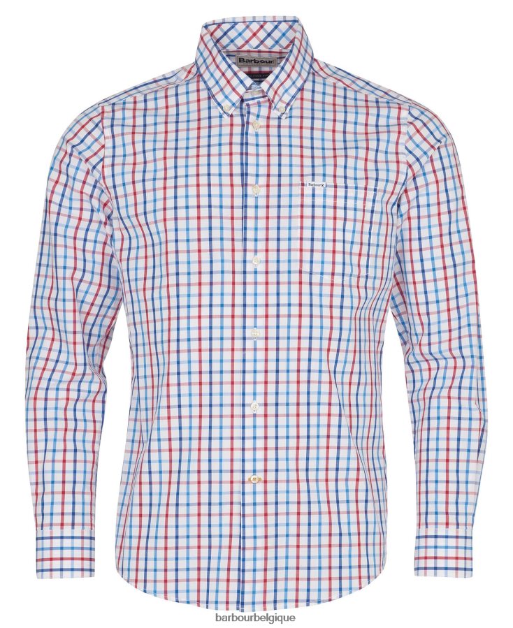 vêtements Barbour chemise sur mesure eldon rouge Hommes T2L6ZP380