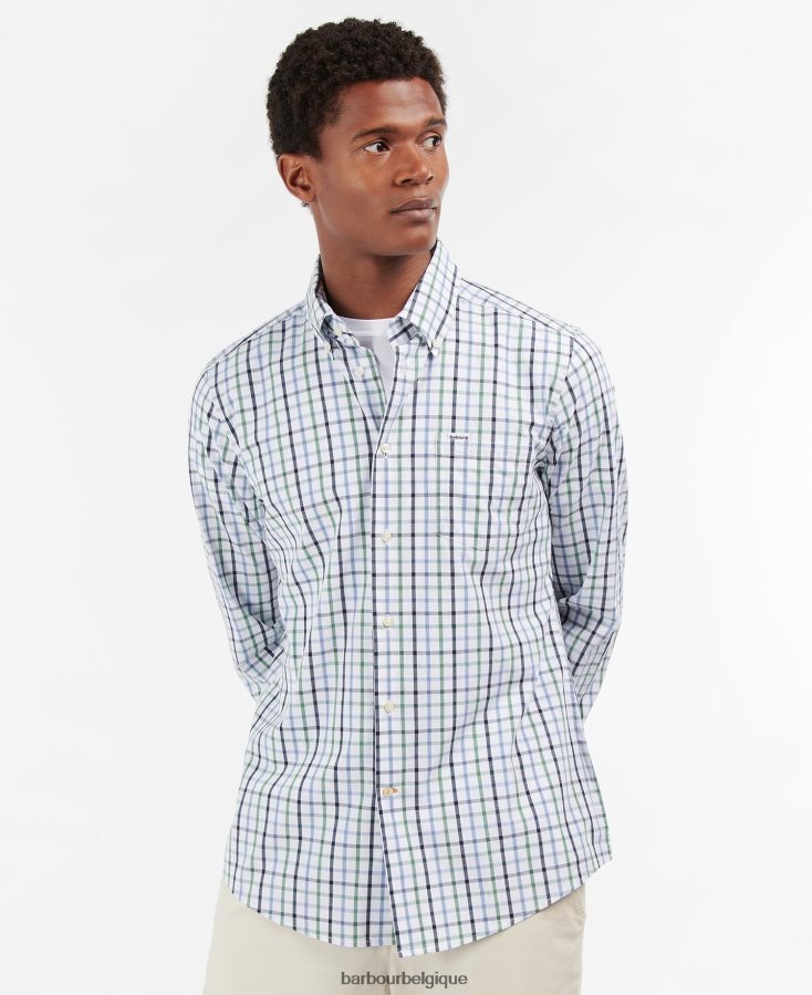 vêtements Barbour chemise sur mesure eldon rouge Hommes T2L6ZP426