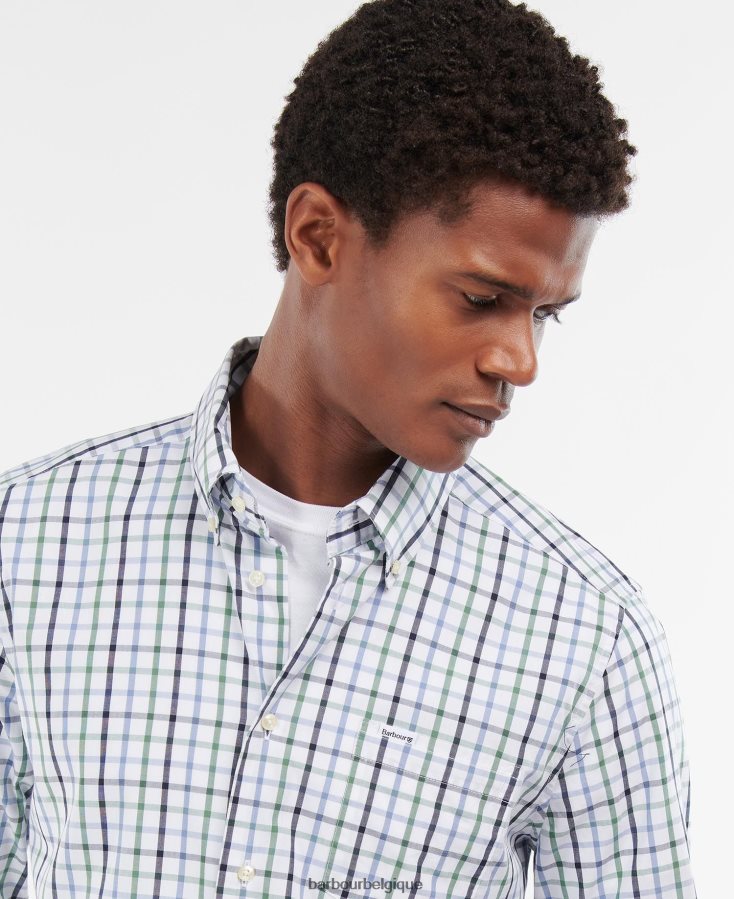 vêtements Barbour chemise sur mesure eldon rouge Hommes T2L6ZP426