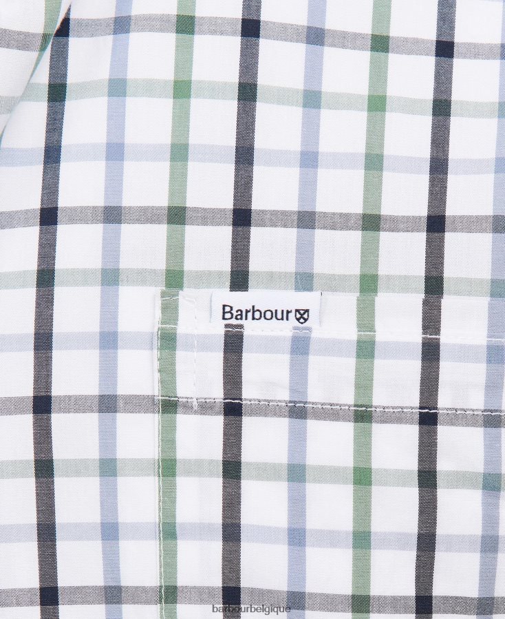 vêtements Barbour chemise sur mesure eldon rouge Hommes T2L6ZP426