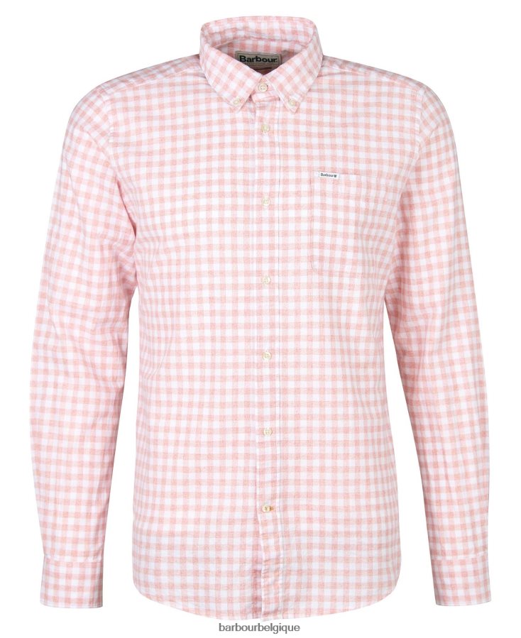 vêtements Barbour chemise sur mesure kane vert Hommes T2L6ZP522