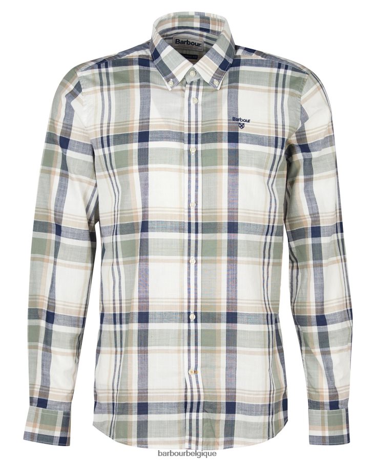 vêtements Barbour chemise sur mesure kidd olive Hommes T2L6ZP407