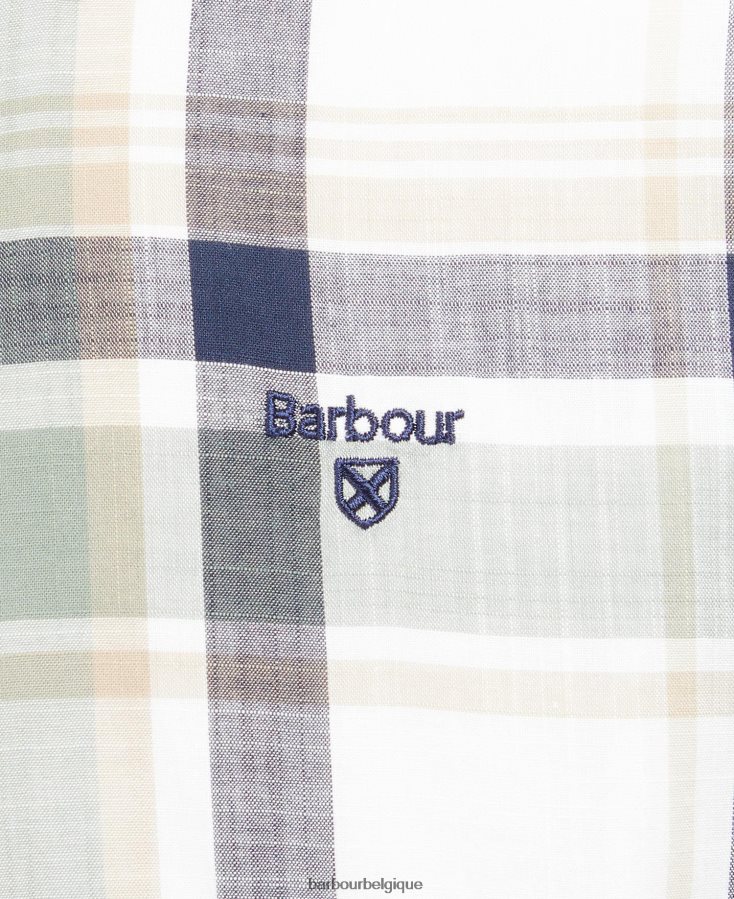 vêtements Barbour chemise sur mesure kidd olive Hommes T2L6ZP407