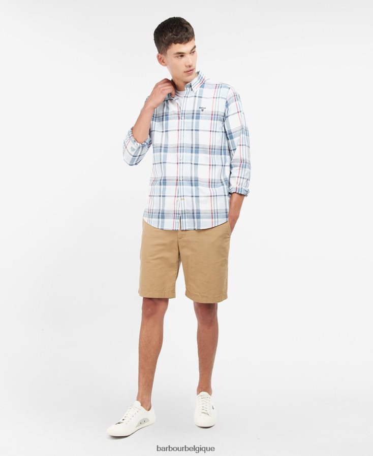 vêtements Barbour chemise sur mesure kidd olive Hommes T2L6ZP411