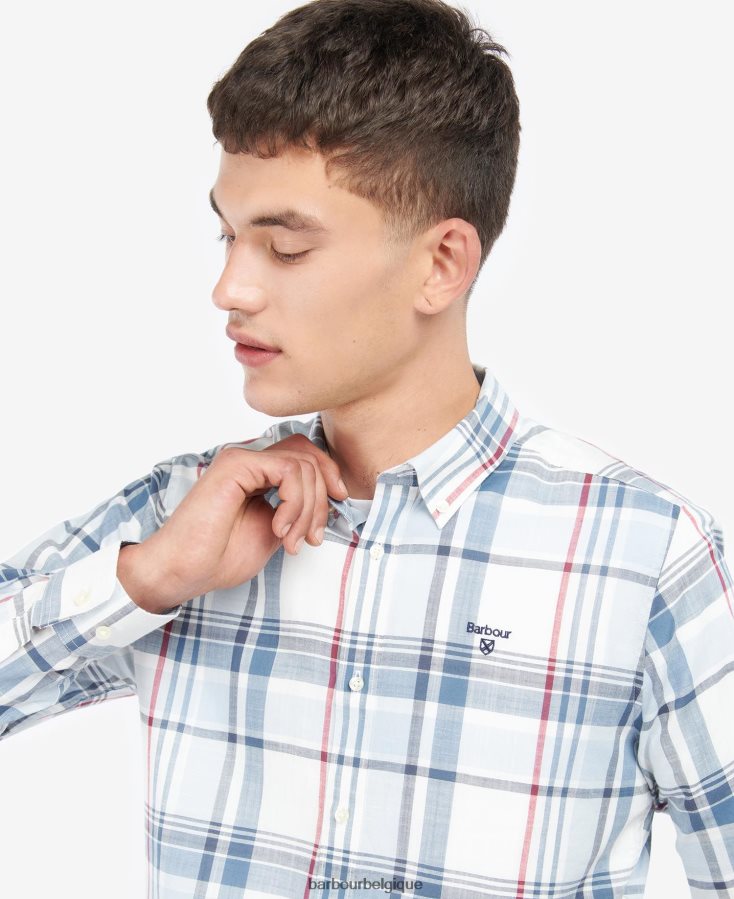 vêtements Barbour chemise sur mesure kidd olive Hommes T2L6ZP411