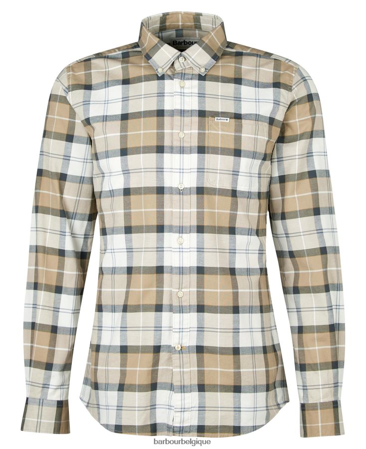 vêtements Barbour chemise sur mesure lewis tartan sable amble Hommes T2L6ZP416
