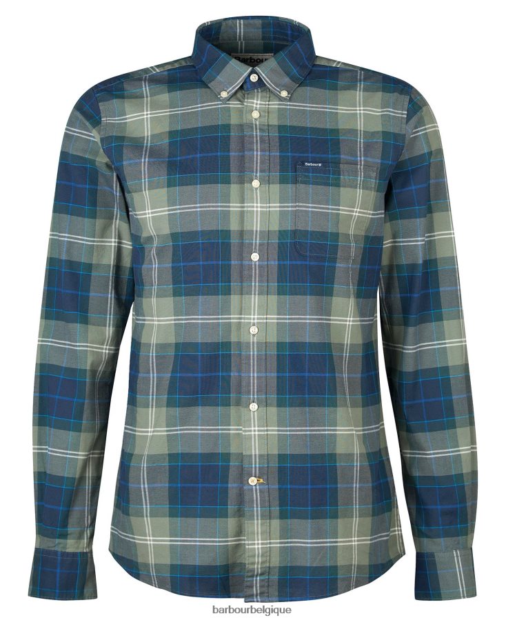 vêtements Barbour chemise sur mesure lewis tartan sable amble Hommes T2L6ZP417
